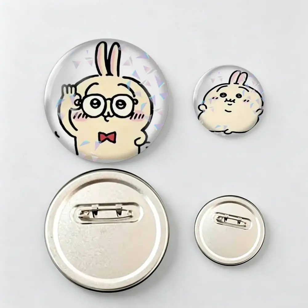 Cute Usagi Hachiware Ushachi-i Brooch Metal Badge Brooch, Fashion Decorative Pins for Hat Bag Clothing Decoration Gift,Souvenir.