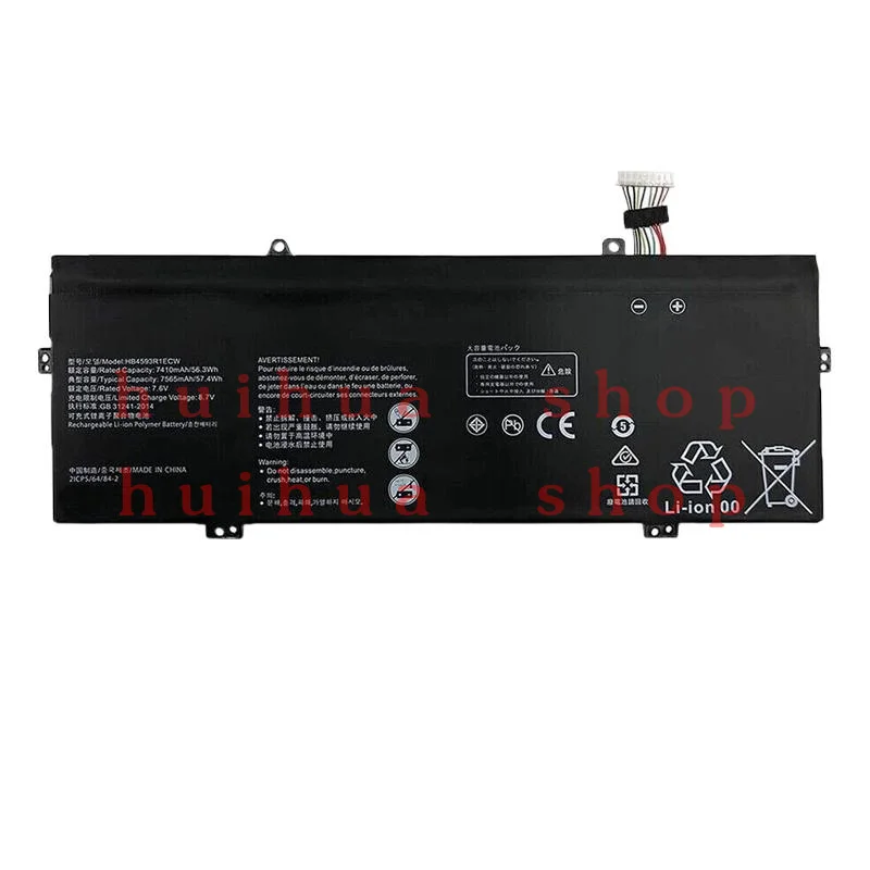 

HB4593R1ECW Battery For Huawei Matebook X Pro i5 i7 2019 MagicBook MACH 56.3Wh