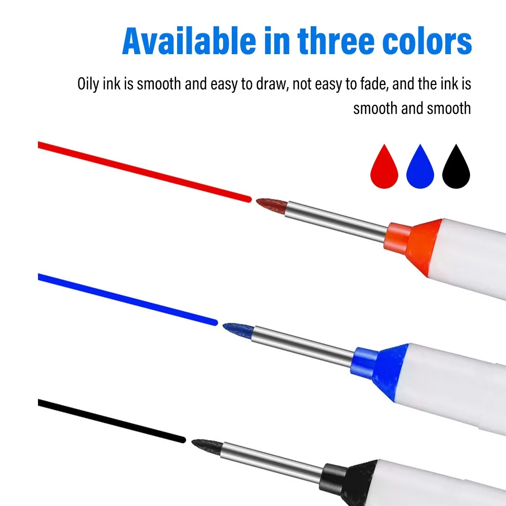 1/2/3 шт., набор фломастеров с длинной головкой и глубоким отверстием