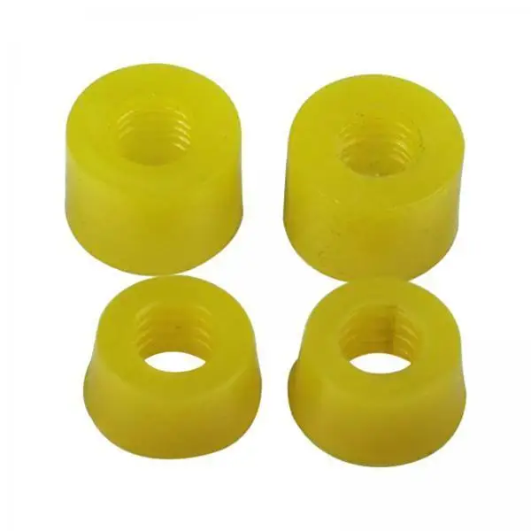 Shock Absorber Pads for Skateboard Trucks PU Material Cylindrical and Tapered Bushings Compatible with Fish Plate Longboard