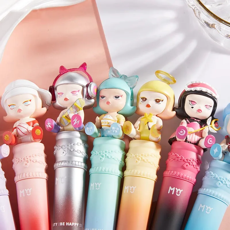 

MYY Leisure Holiday Series Lip Gloss Cute Cartoon Lipstick Lip Glaze Natural Long-lasting Moisturise Women's Makeup Lovely Gift