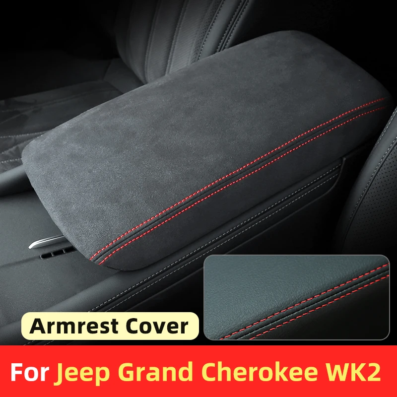 

Автомобильные аксессуары для Jeep Grand Cherokee WK2 2011-2015 2016 2017 2018 2019 2020 2021, защитный чехол подлокотника с центральным управлением