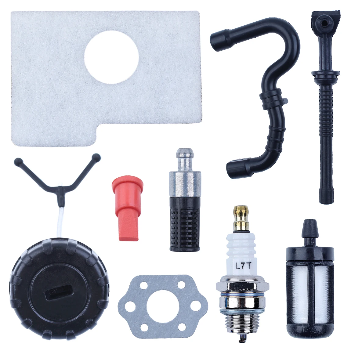 Aria Gas olio combustibile filtro linea tappo candela Tune Up Kit per STIHL MS170 MS180 017 018 MS 170 180 parti motosega guarnizione Carb