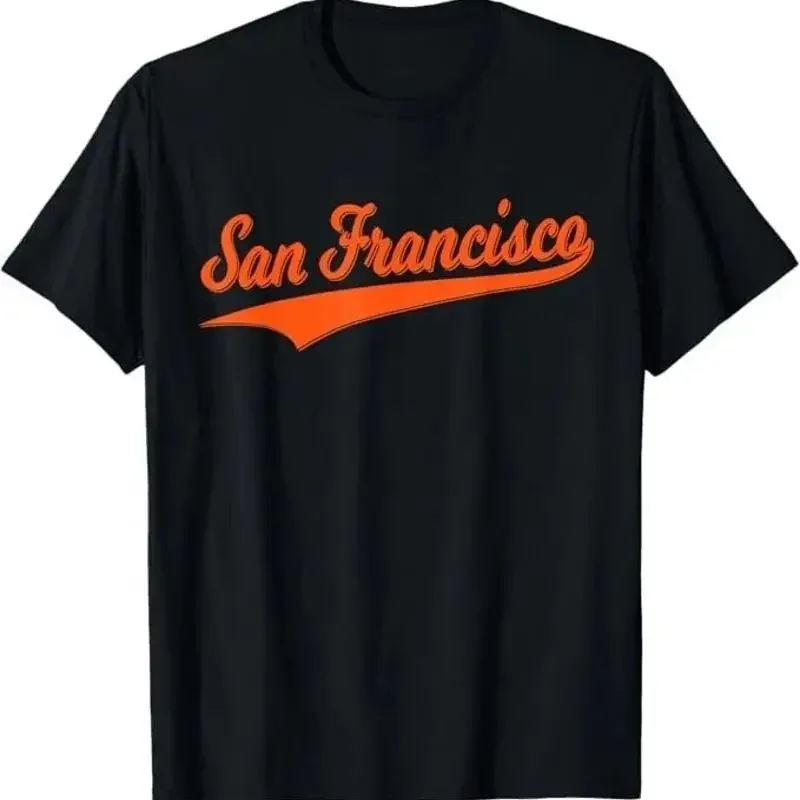 San Francisco Sf Varsity Script Vintage Sports Jersey Style T Shirt