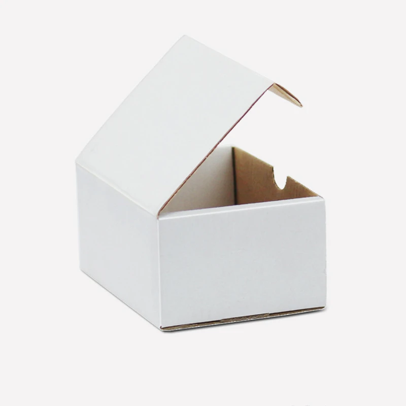 20Pcs/lot White/Brown Paper Boxes Gift Box Packaging Party Favor Box Corrugated Kraft Paper Packaging Mailers Small Shipping Box