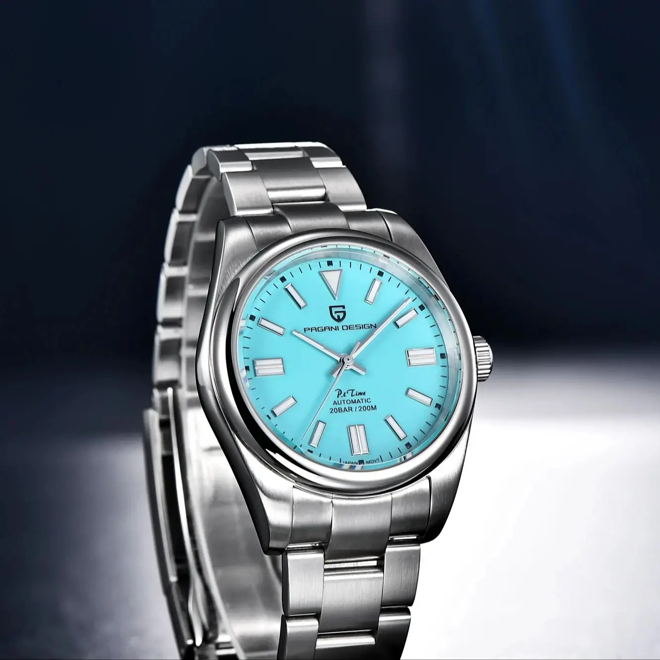 PAGANI DESIGN Relojes mecánicos automáticos clásicos de lujo para hombre NH35A Reloj deportivo de acero inoxidable resistente al agua con zafiro PD1690