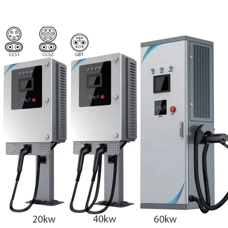 20kw 30kw 40kw DC EV Charging Station Commercial CCS Floor-mounted Charging Station Customized GBT DC Fast Car Charging Station