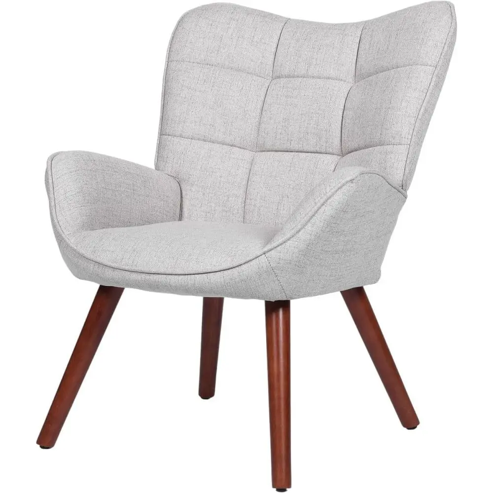 

Sillas Para Comedor Chairsholstered Accent Dining Chairs Mid Century Style With Oak Legs For Kitchen Coffee Shop Decor