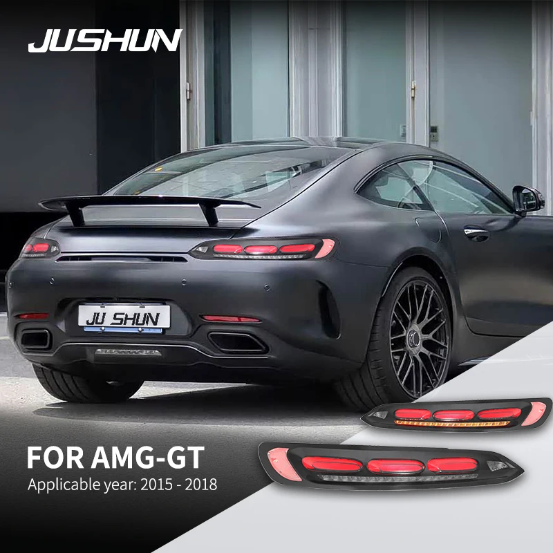 Applicable to the 15-18 Mercedes AMG-GT Taillight Assembly Modification with New Dynamic LED Driving Lights and Dynamic Lighting Effects.