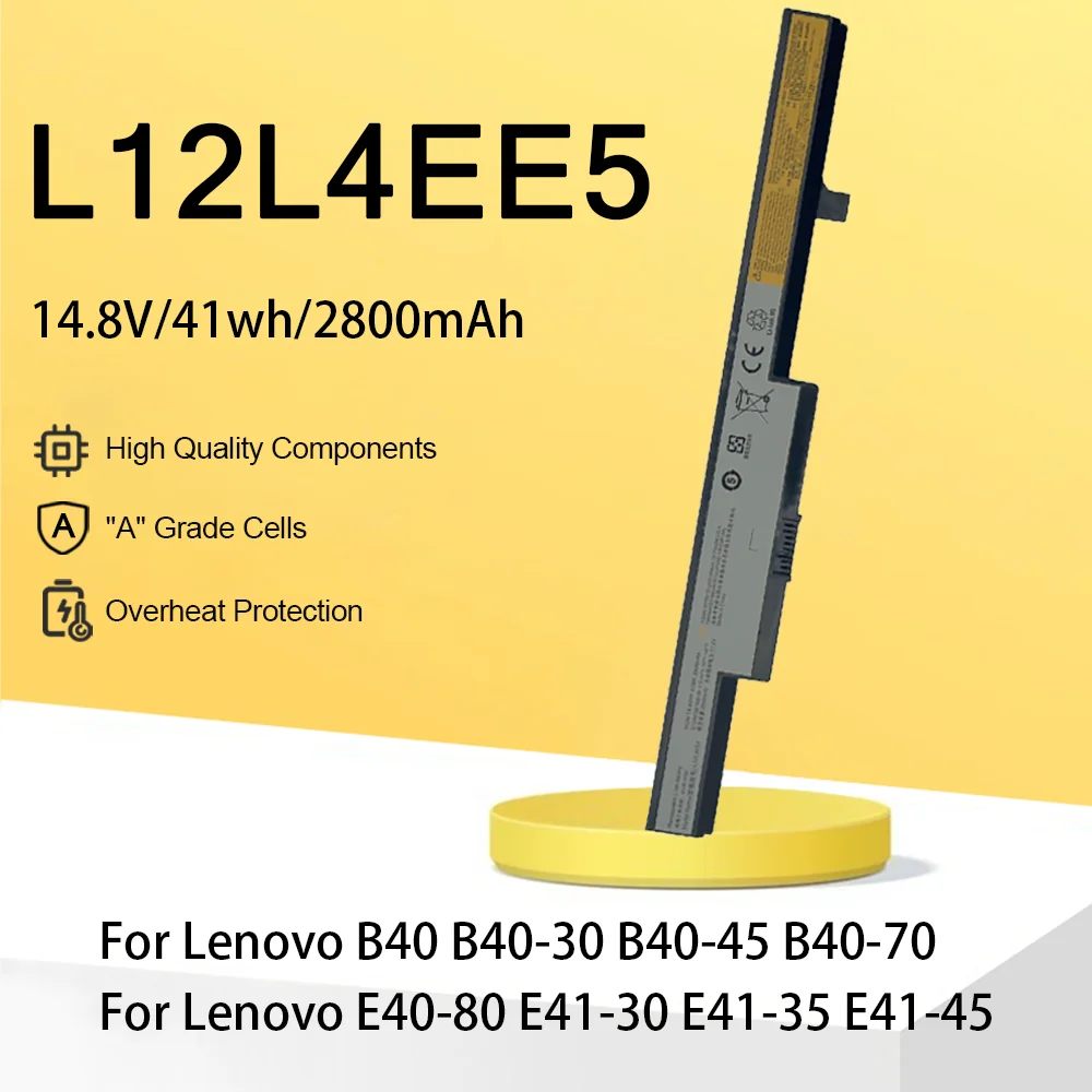 

L12L4EE5 L12S4E55 Аккумулятор для ноутбука Lenovo IdeaPad B40-70 45 30 B50-80 N40-30 TianYi 300-15ISK 14ISK L13L4A01