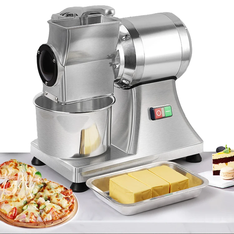 Commercial Electric Bread Crumb Pecorino Asiago Crusher Cheddar Mozzarella Parmesan Cheese Chopping Grater Shredder Machine