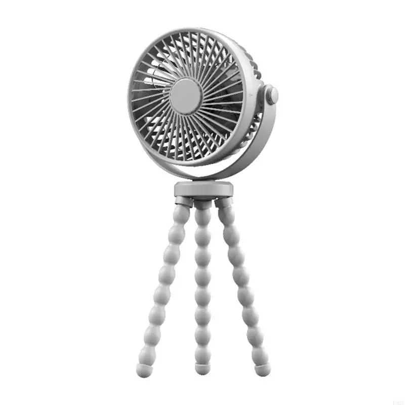 F92F Rechargeable Mounting Fan With Complete Movement And Secure Grip For Numerous Locations
