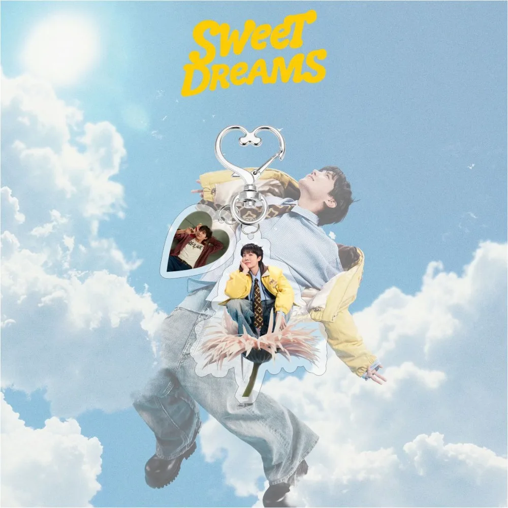 2025 Kpop Idol J-HOPE Photo Acrylic Keychain Sweet Dream Series High-definition Photo Key Chains Keyring Fans Collection Gift