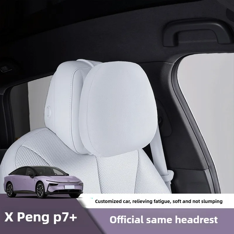 

Original Car Color Neck Pillow for Xpeng P7+ Headrest Lumbar Pillow Same Interior Accessories and Parts as Official Store