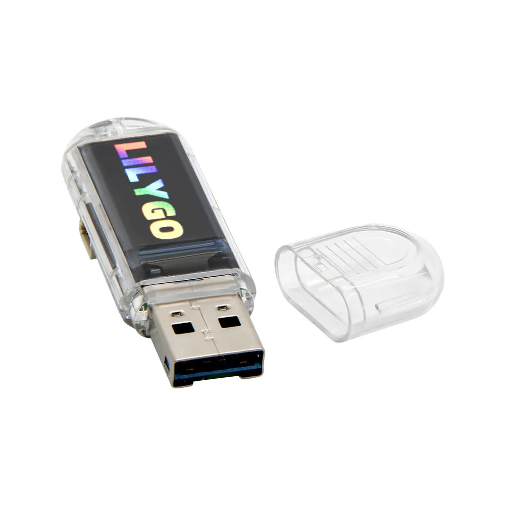 Płytka rozwojowa LILYGO T-Dongle-S3 z wyświetlaczem LCD 0,96 cala, obsługą WiFi i Bluetooth, gniazdem na kartę TF — zdjęcie produktu 2
