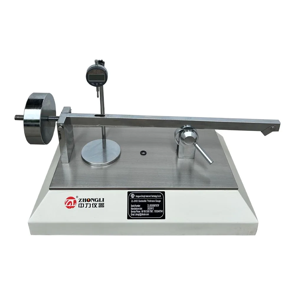 Geotextile Thickness Gauge Geotextile Thickness Tester