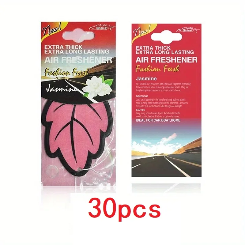 3-60 Stuks Auto Luchtverfrisser Natuurlijke Geurende Thee Papier Auto Opknoping Vanille Parfum Geur Bladvorm Auto accessoires Interieur