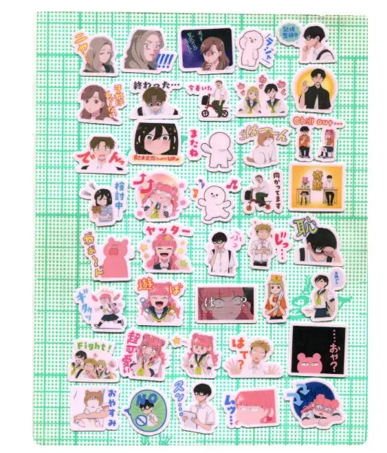 40pcs/pack You and I are Polar Opposites 2-3cm waterproof diy sticker