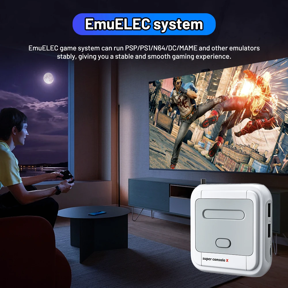 Kinbrick-consola Super Console X Game Box Retro, 100000 videojuegos para DC/MAME/Naomi con gamepads