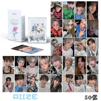 50 Teile/satz Idol RIIZE Laser Fotokarten Neue Album Lomo Karten SHOTARO EUNSEOK SUNGCHAN WONBIN SOHEE HD Printd Karten Fans Geschenke