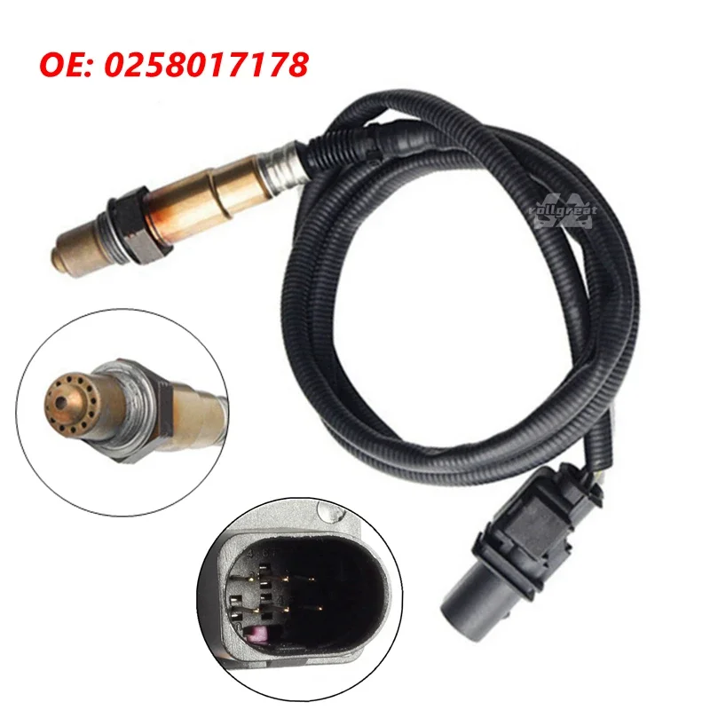 0258017178 Oxygen Sensor Lambda Probe O2 Sensors For AUDI A3 VW Golf Jetta Seat Altea Skoda Octavia 1K0998262L 0 258 017 178