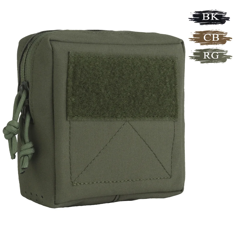 Pochette MOLLE GP en nylon 600D (taille M) – Sac utilitaire multi-compartiments avec fermeture auto-agrippante pour ceintures, ceintures de taille et gilets de chasse