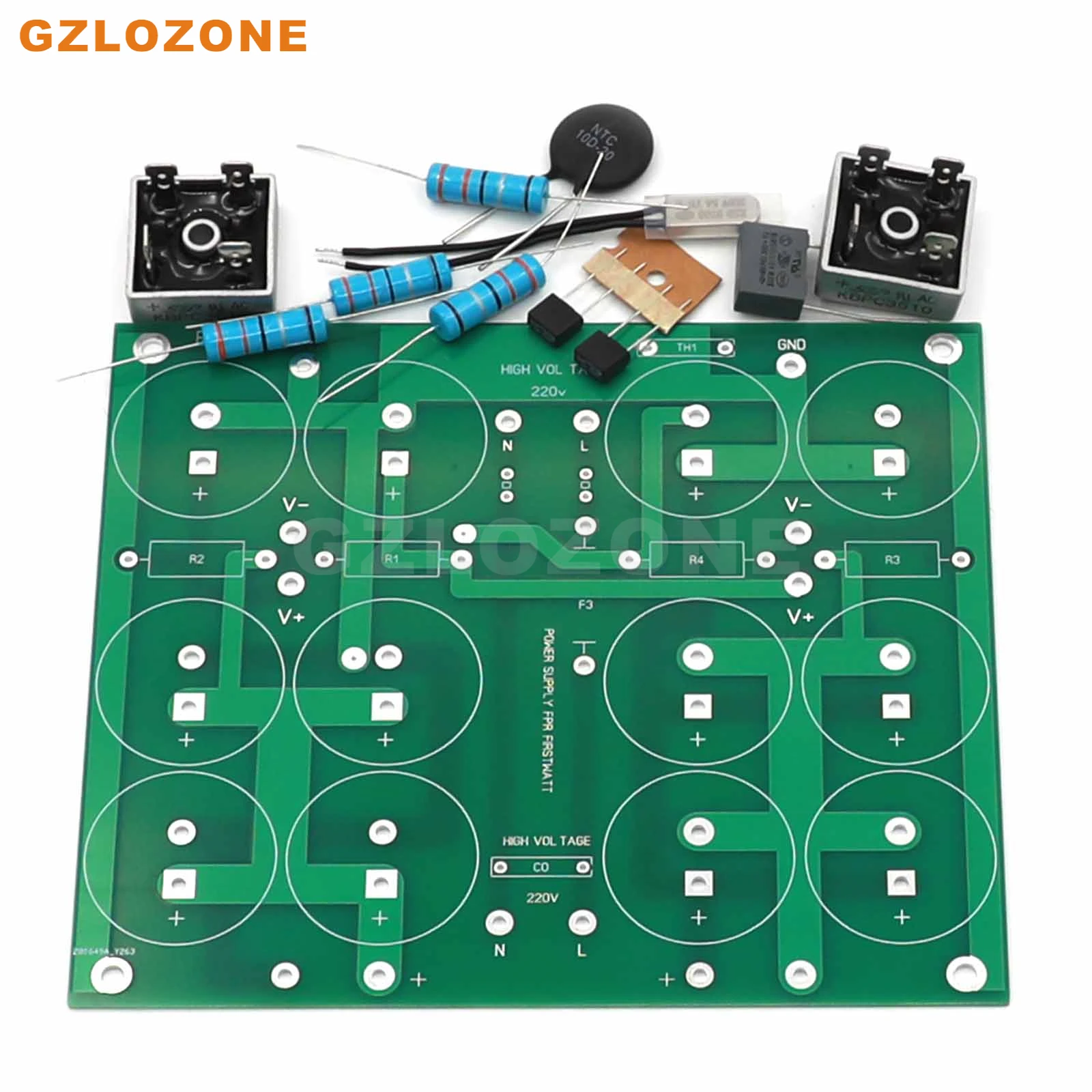 ผ่าน CRC firstwatt แก้ไขแหล่งจ่ายไฟของตกแต่งงานปาร์ตี้/บอร์ดกึ่งสำเร็จรูปสำหรับ F7ที่มีไฟกระชากและสวิตช์ควบคุมอุณหภูมิ