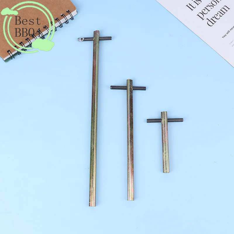 (BBQ4)Elevator Triangle Key 100/200/300mm Wrench Triangular Screwdriver Extended Type Train Triangle Key Elevator Door