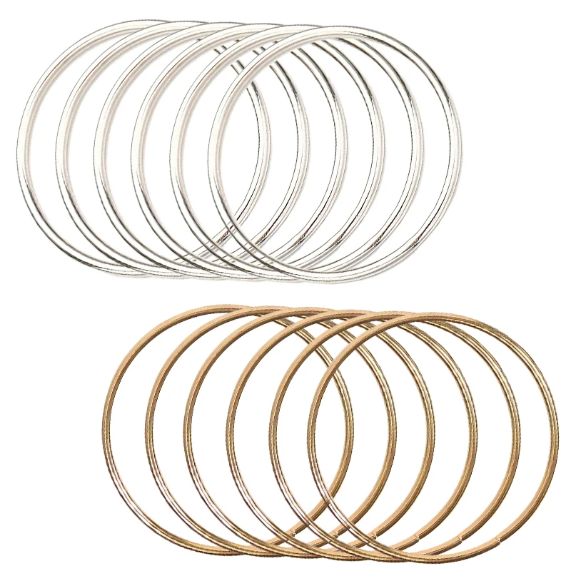 

6Pcs Metal Round D-Ring Hanging Hoop Buckles Replacement DIY Apparel Sewing Handbags Bags Purse Making Supplie Accessories