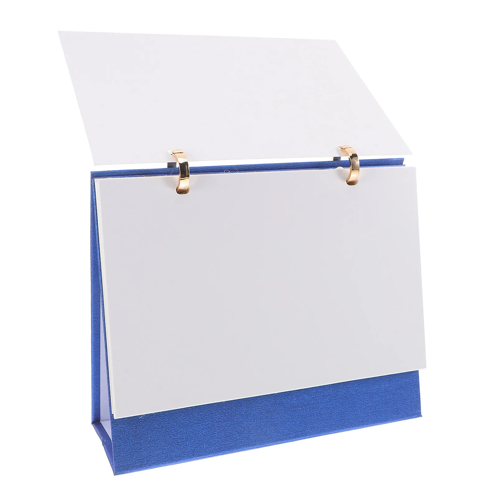 

Blank Desk Flip Calendar with Binder Clip Sturdy Cardstock Perforated Study Cards DIY Sublimation Printing Daily Planner Small