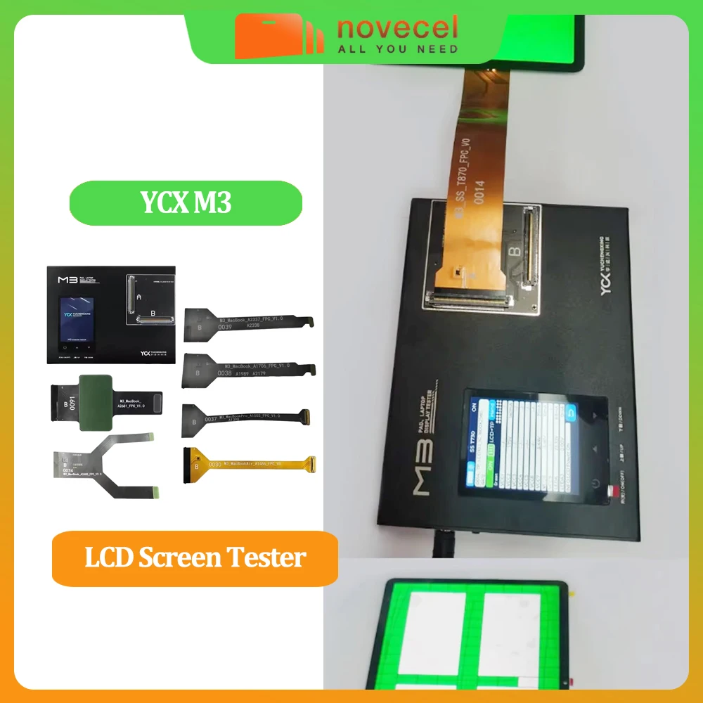 YCX M3 LCD Screen Tester For iPad Macbook Tablet True Tone OLED Screen Repair 3D Touch Testing Image Playback Test Repair Tools