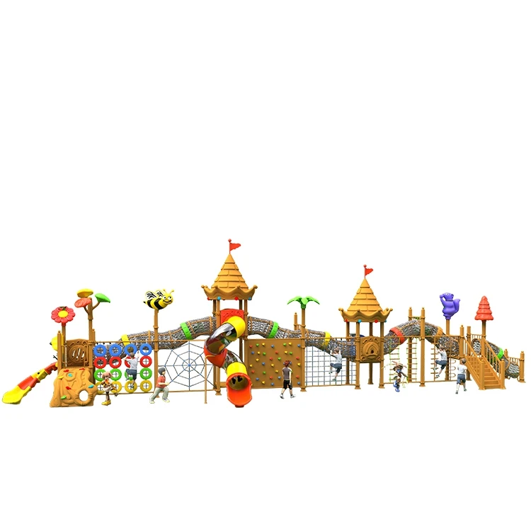 Factori Equipment City Park Plastic Climbing Frame Amusement Adventure Kindergarten  Equipment Children Outdoor Park Playground