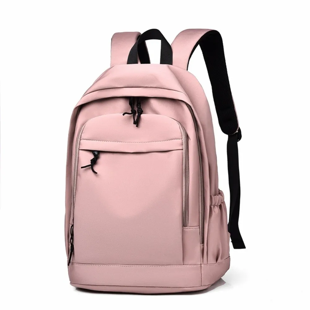Storage Large Capacity Laptop Backpack Waterproof Oxford Cloth Student School Bag Leisure Solid Color Travel Knapsack Business