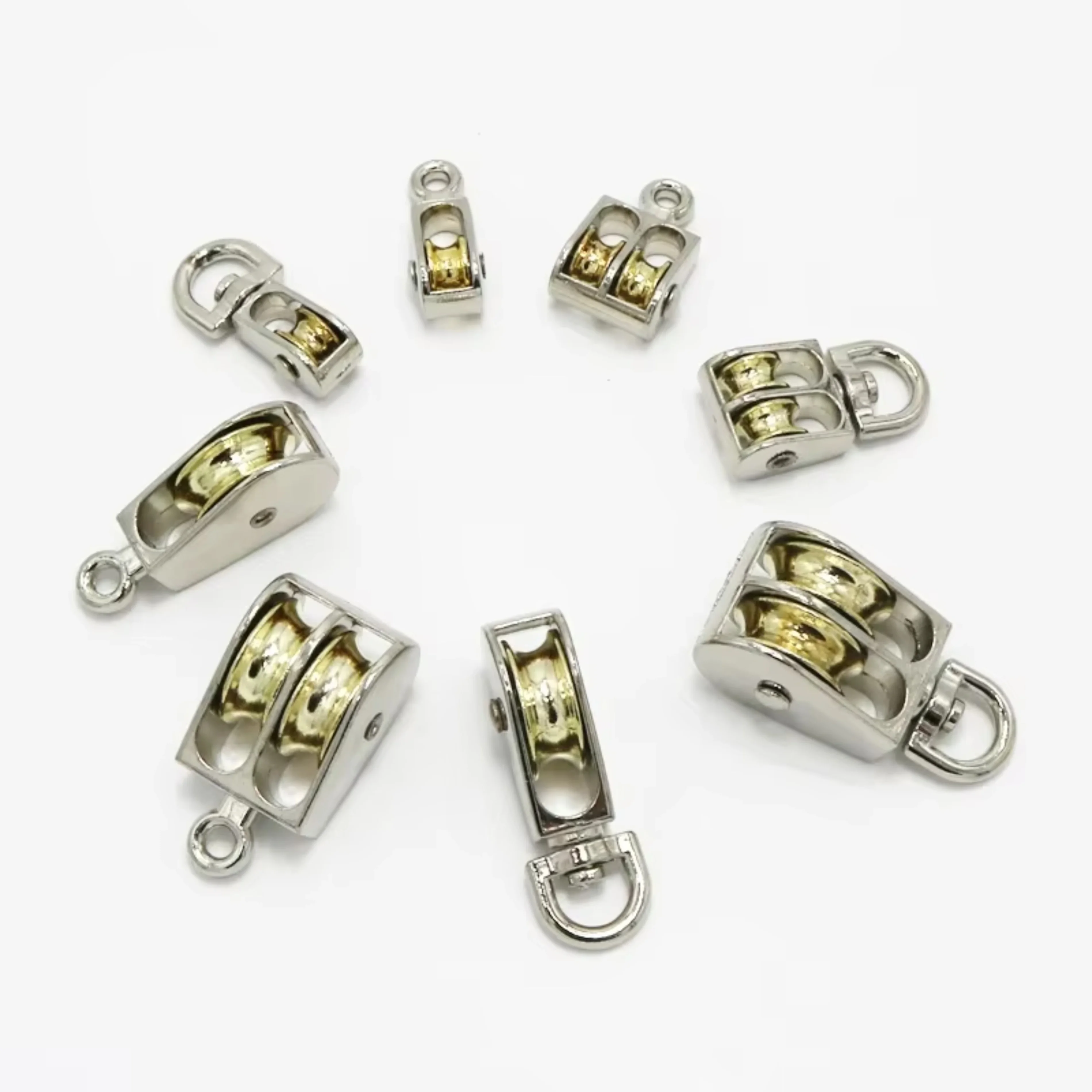 Stainless Steel   Boat Marine Pulley Fishing Net Guide Pulley Greenhouse Rope Sliding Pulley for Rope Lifting System