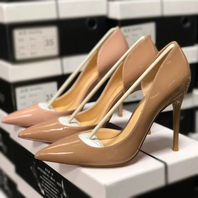 Pump Dance Heels Khaki Beige High Heels 12cm 10cm 8cm Women Jazz Sexy Salsa Heels Dancing Party Wedding Outdoor Dance Shoes
