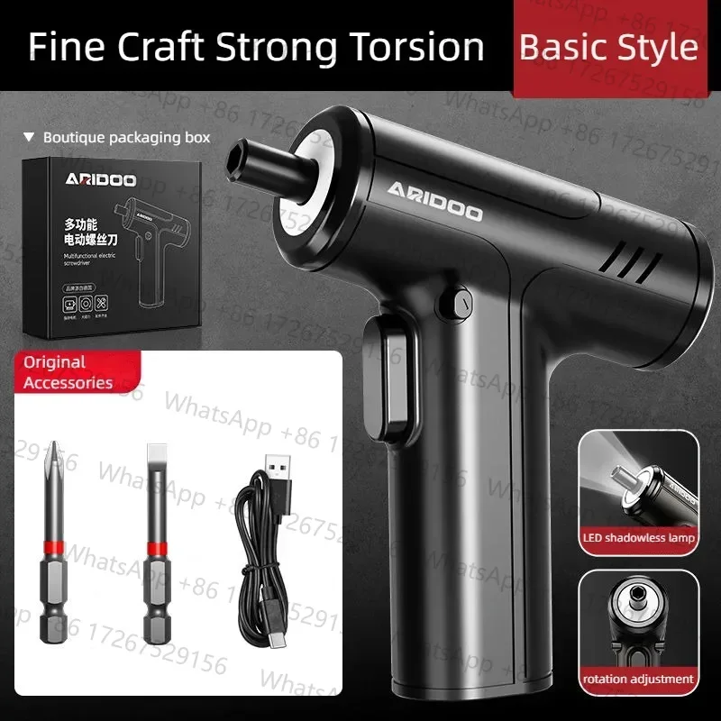 Electric Screwdriver Set 3.6V 5/10N.m Cordless Mini Hand Electric Drill Rechargeable Screw Driver Multi-Function Power Tool