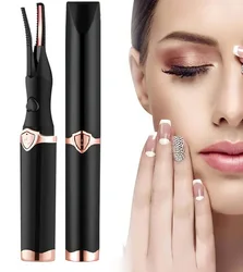 Electric Heated Eyelash Curler USB Rechargeable Eyelash Curler For Eye lash Quick Natural Curling 24 Hours Long Lasting Makeup