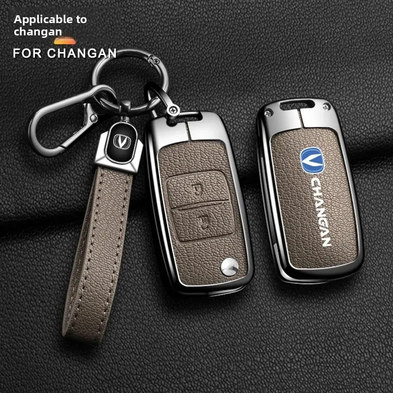 Zinc alloy car key case for Changan CS15 Eado Raeton CS35 Plus CS55 CS75 J35 Hunter F70 CS95 CS85 CS1 CV1 Alsvin V3 V5 V7 4