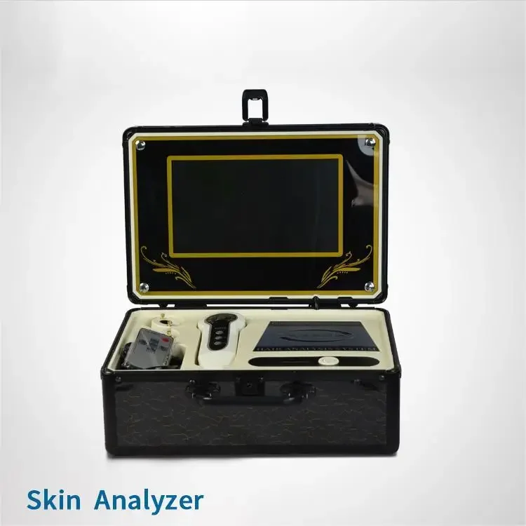 Portable 50X 200X Magnifier Skin Analyzer Hair Scalp Detector Hair Follicles Tester Tool