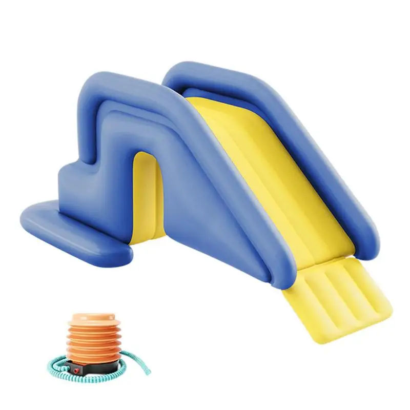 Thicken Inflatable Swimming Pool Slide PVC Pool Slide For Bathing Tub Summer Outdoor Amusement Water Play Toys Anti-Tipping