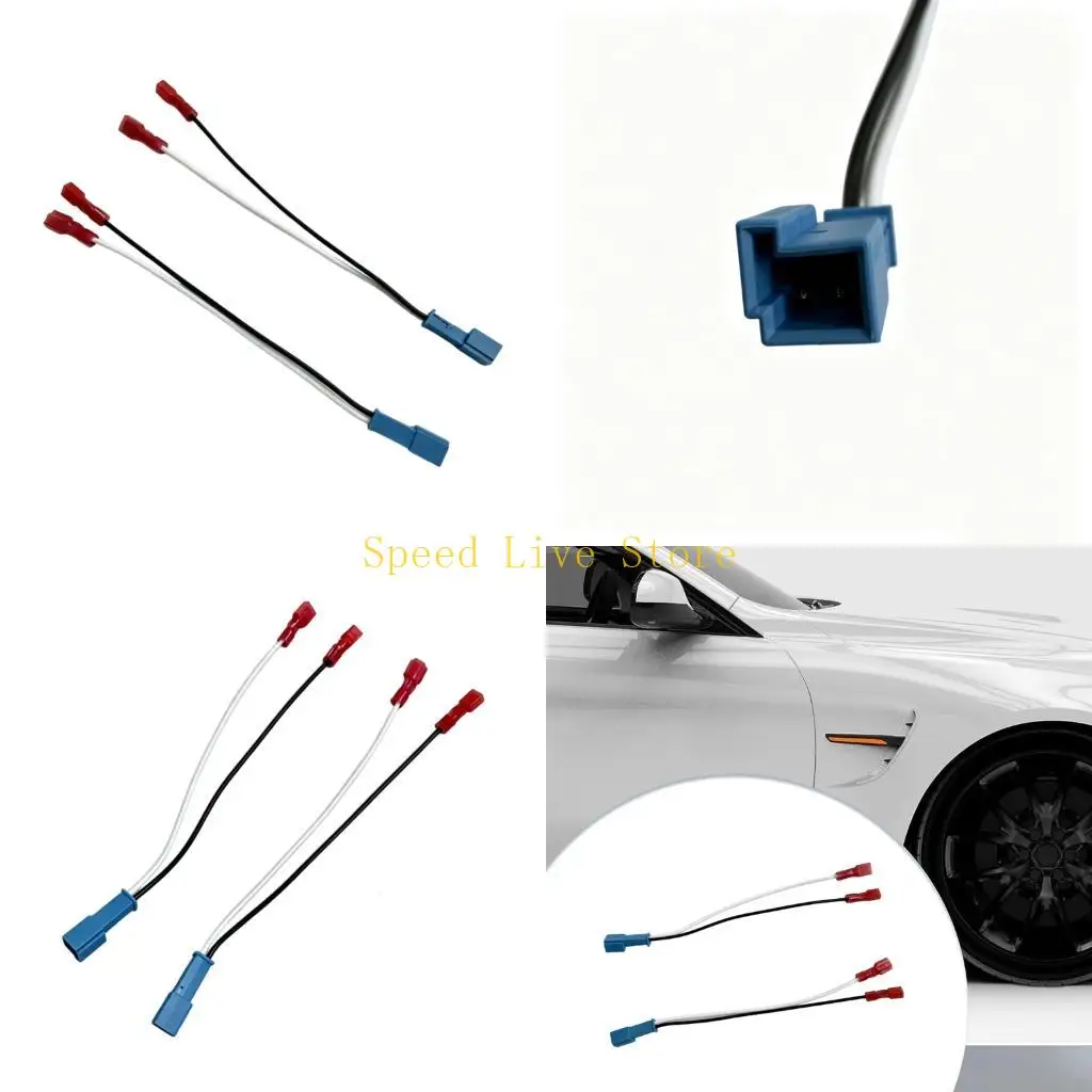547C Direct Fit Vehicle Sound Speaker Connector No Tool Required Plastic Speaker Cable Adapter Compatible for Post Mini Models