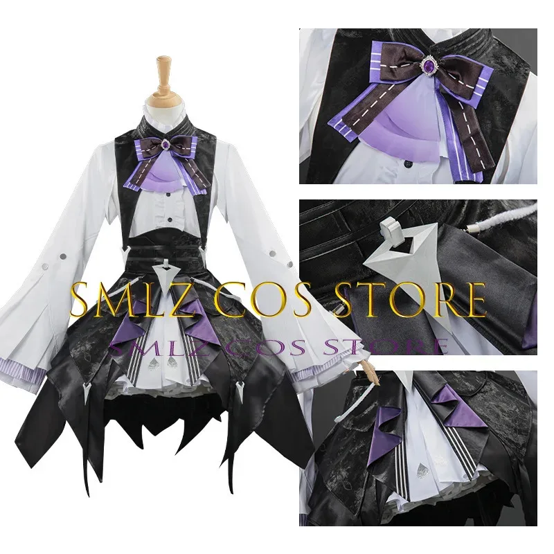 

Игра ZZZ Vivian Banshee Косплей Zenless Zone Zero Vivian Костюм Парик Платье Наряд Костюм Хэллоуин Вечеринка Одежда для Женщин Опора