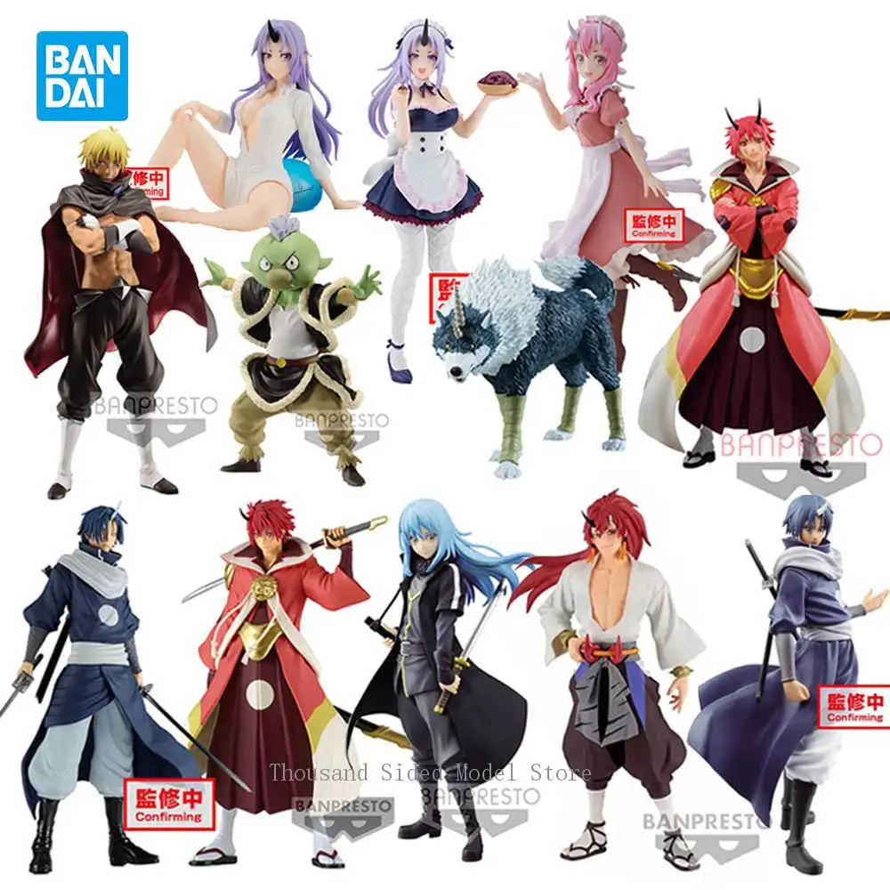 

In Stock Original Banpresto Benimaru Souei Shion Shuna Ranga Rimuru Veldla Tempest Milim Nava Anime Doll Model Collectible Toys