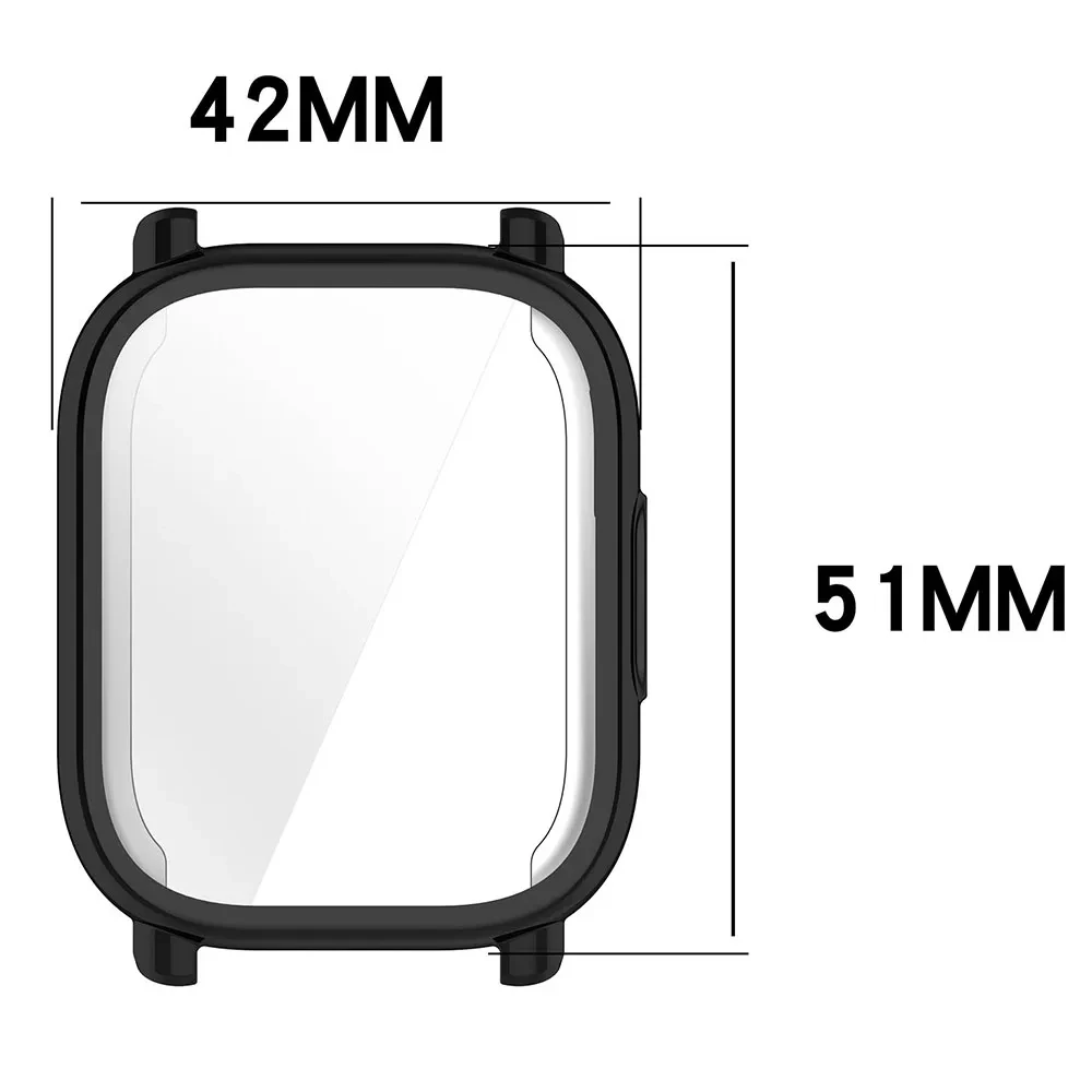 حافظة حماية لساعة Redmi Watch 5 Active غطاء كامل للشاشة واقي ناعم ممتص للصدمات من مادة TPU لملحقات Redmi Watch 5 Lite