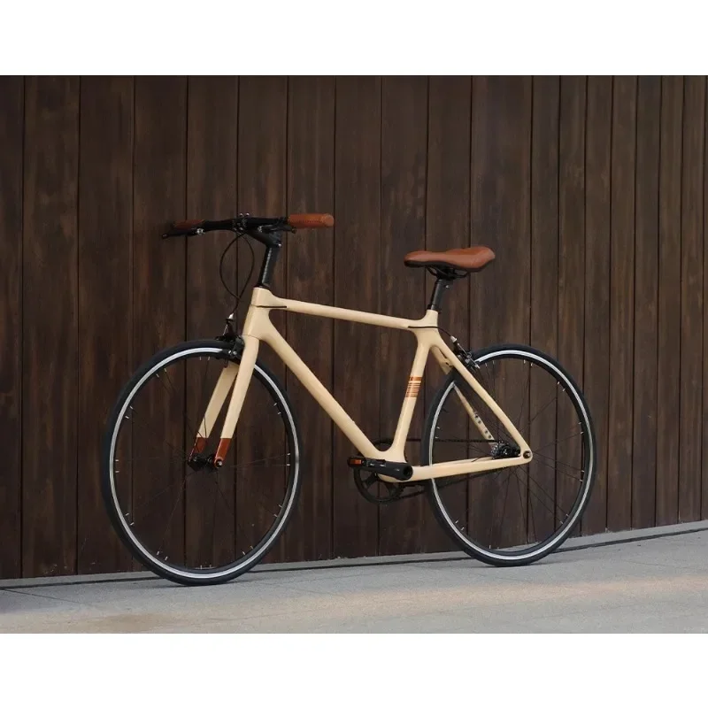 City commuter bike, carbon fiber road bike, single-speed variable-speed work transportation