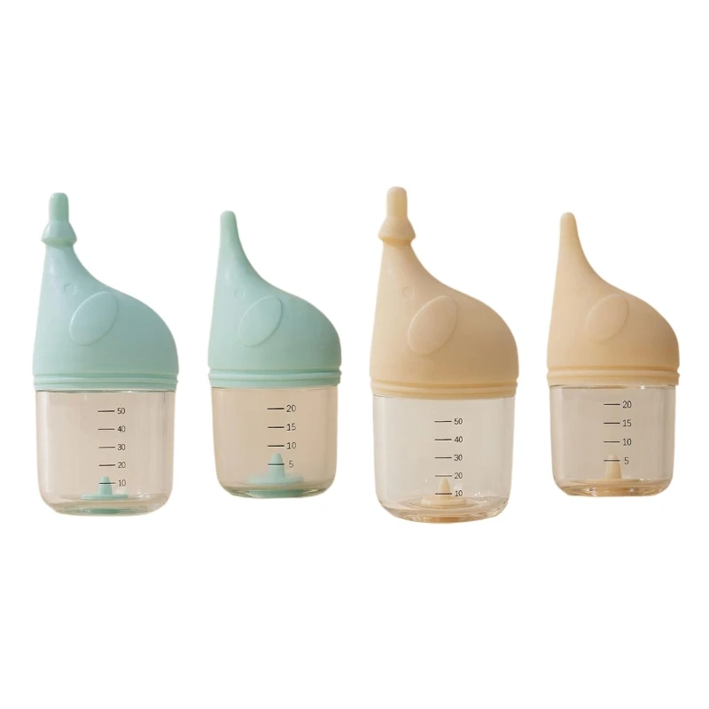 Anti-Choking Pet Nursing Bottle for Handfeeding Newborn Kitten Puppies Animals Accurate Calibration Line Clear Bottle