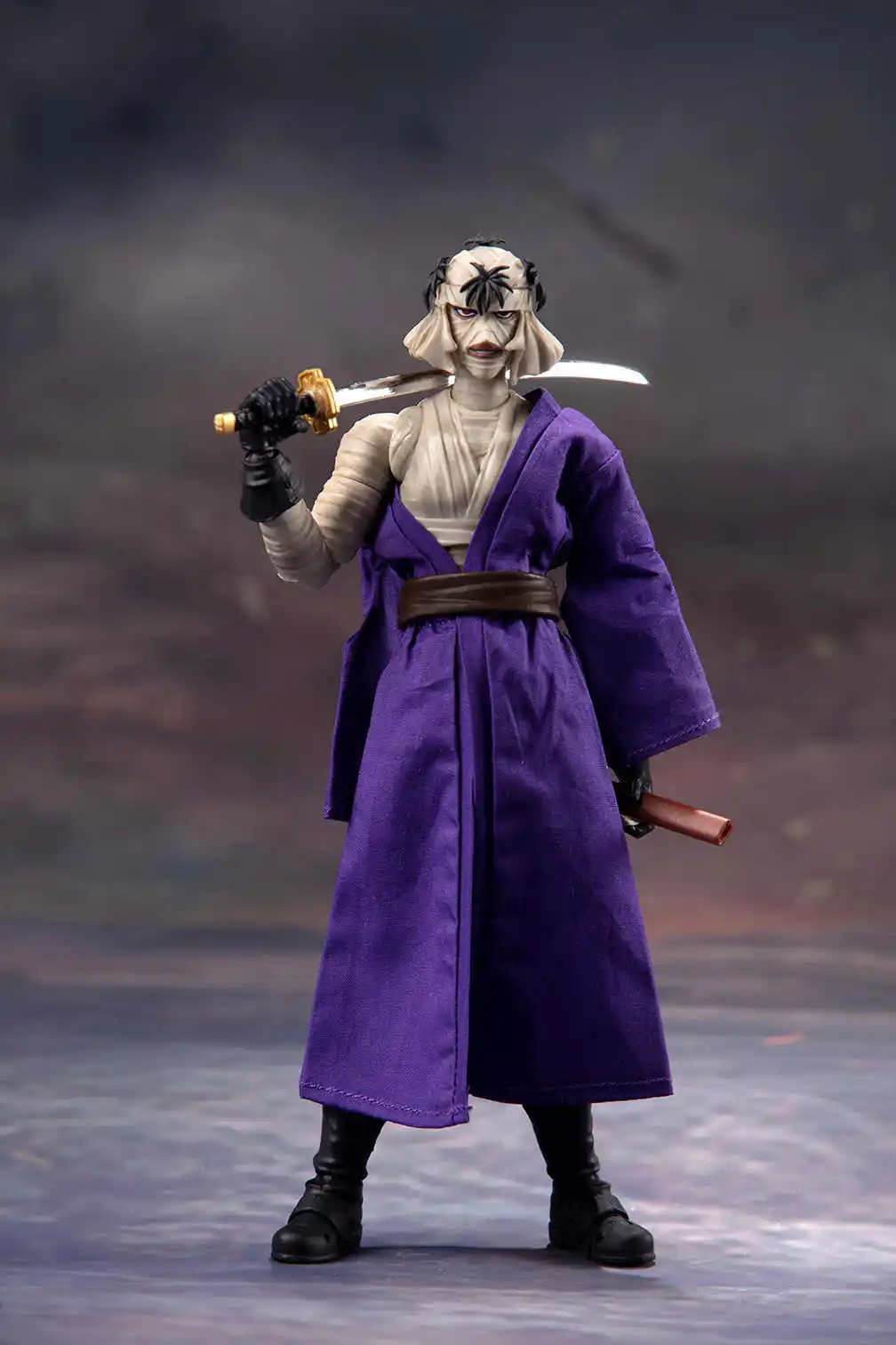 Na stanie Dasin/Great Toys/GT Rurouni Kenshin Himura Sagara Sanosuke Shishio Makoto SHF 1/12 16cm/6 cali Figurka Akcji PVC