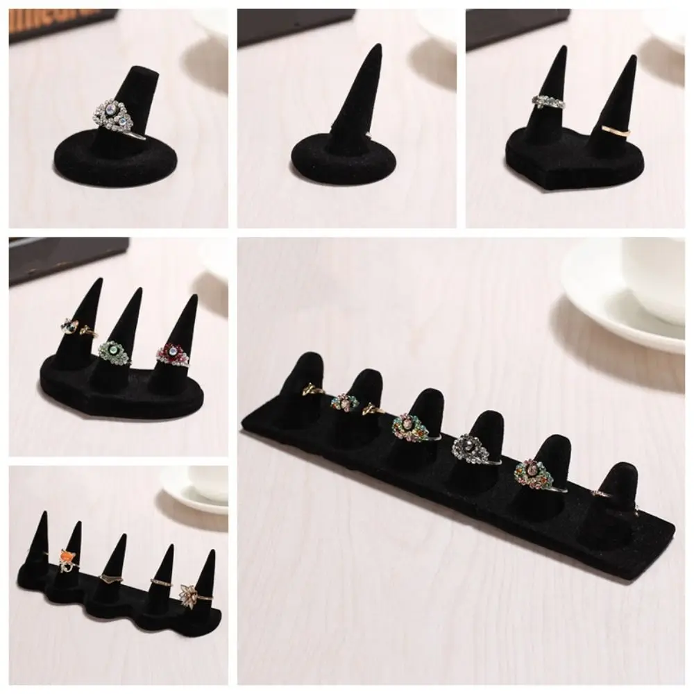 

Простой органайзер для колец, держатель для дисплея, бархатные украшения, стеллаж для выставки товаров ювелирных изделий, браслет, подставка для колец, подарок