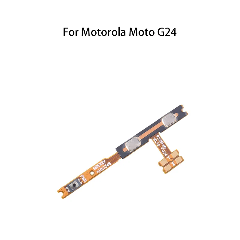 

Pop Power ON OFF Mute Switch Control Key Volume Button Flex Cable For Motorola Moto G24