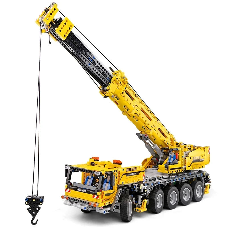 17013H Mould King RC Remote Control Crane Building Blocks Kits MOC Block Toys Boy Gift